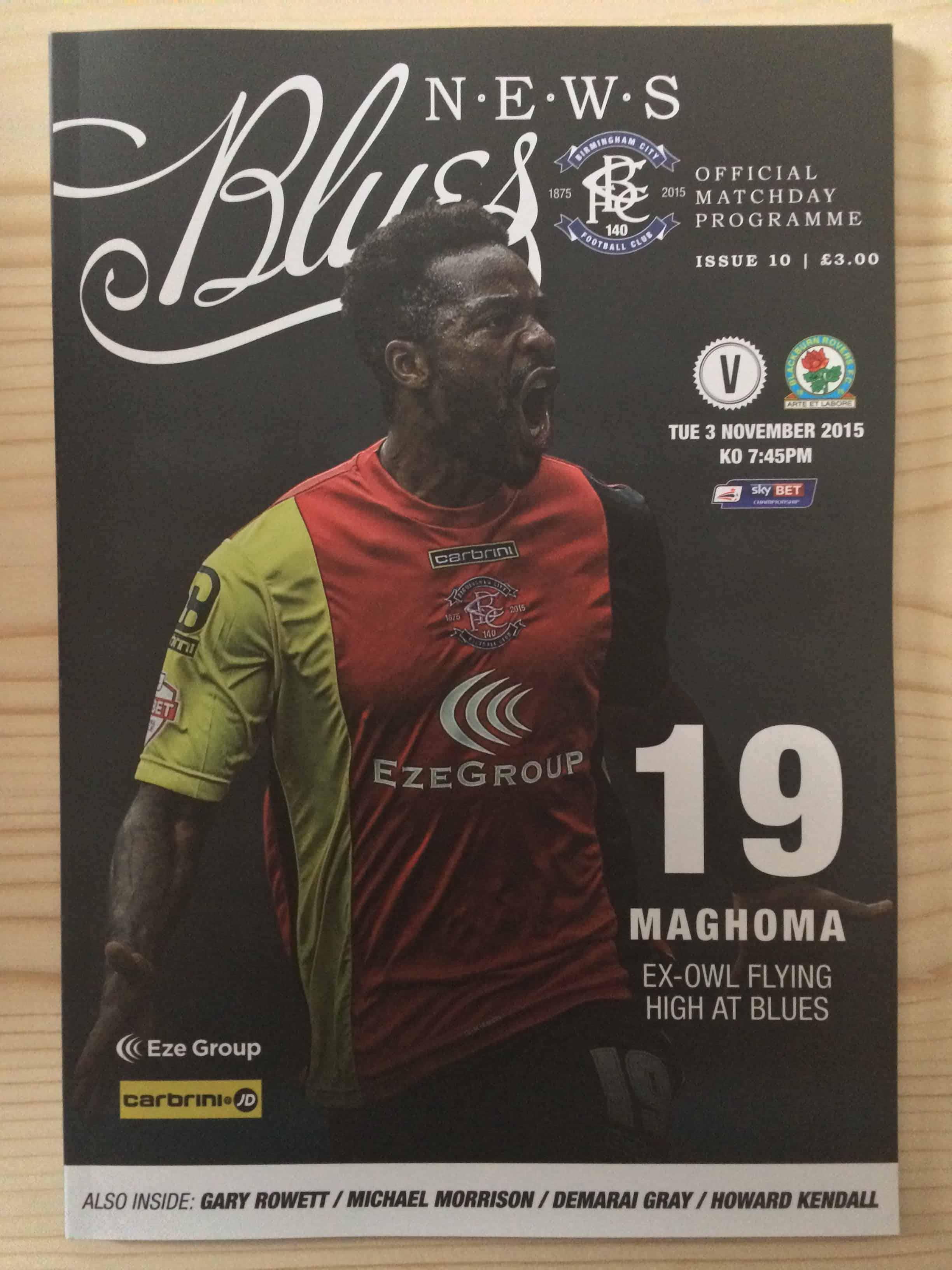 Birmingham City FC v Blackburn Rovers FC